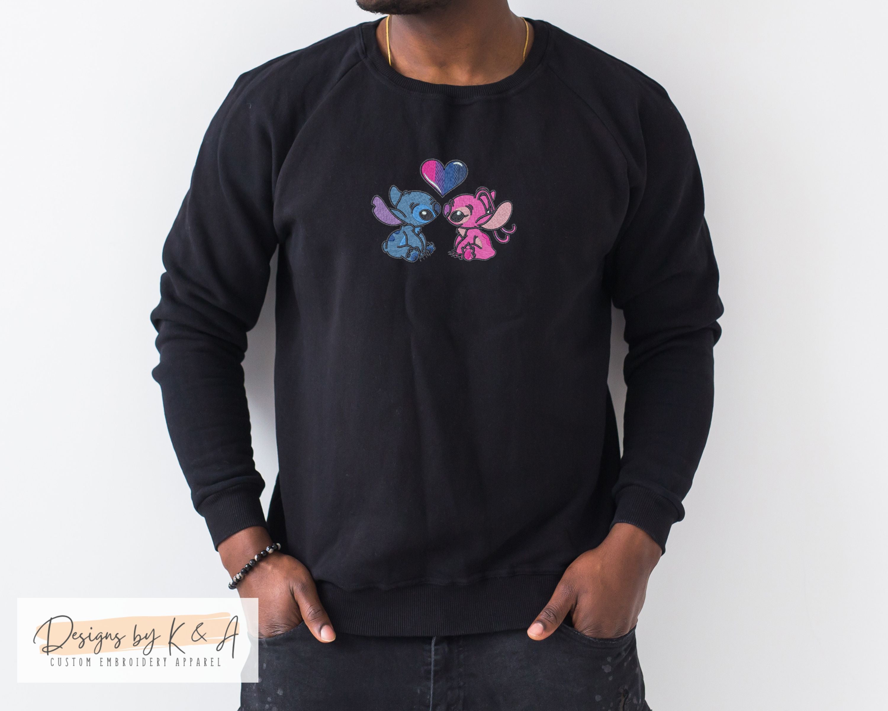 Custom anime embroidered sweatshirts