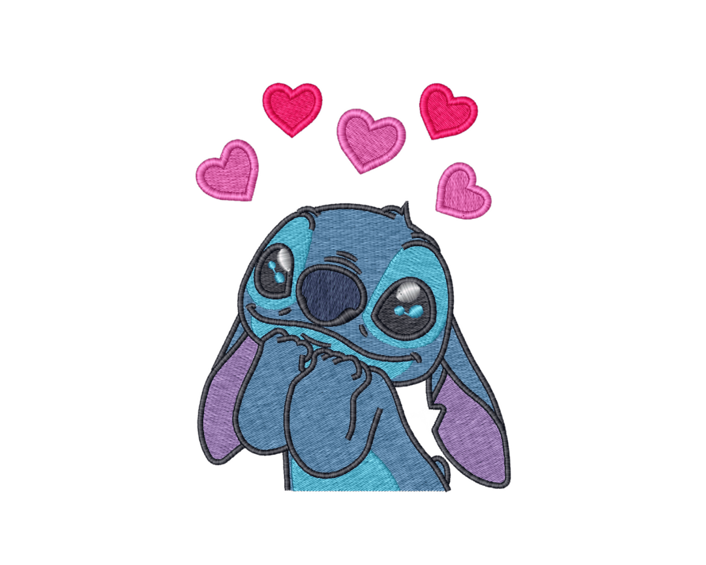 Stitch Heart Embroidered Crewneck